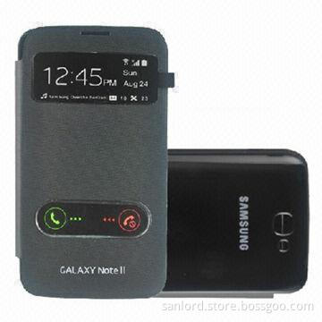 Original PU Leather Mobile Phone Cases for Samsung Galaxy Note 2, OEM and ODM Orders are Welcome